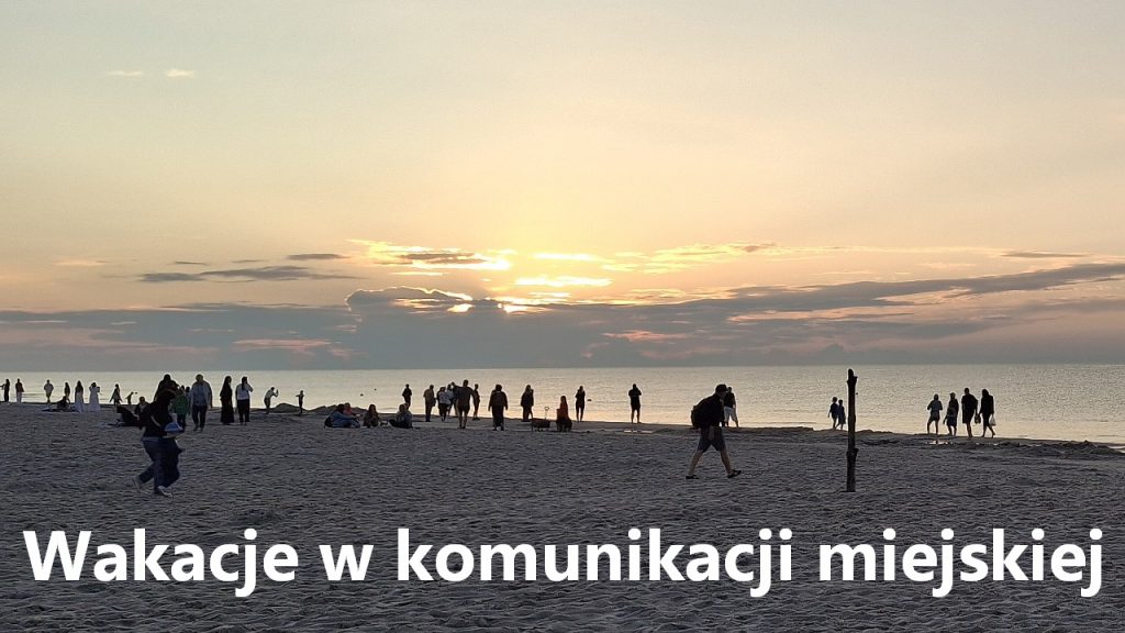 wakacje w komunikacji miejskiej